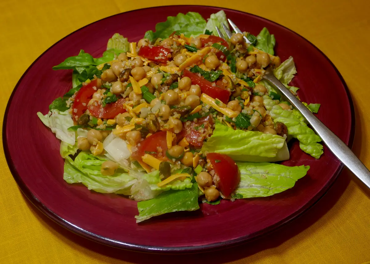 Chickpea Tabbouleh Salad