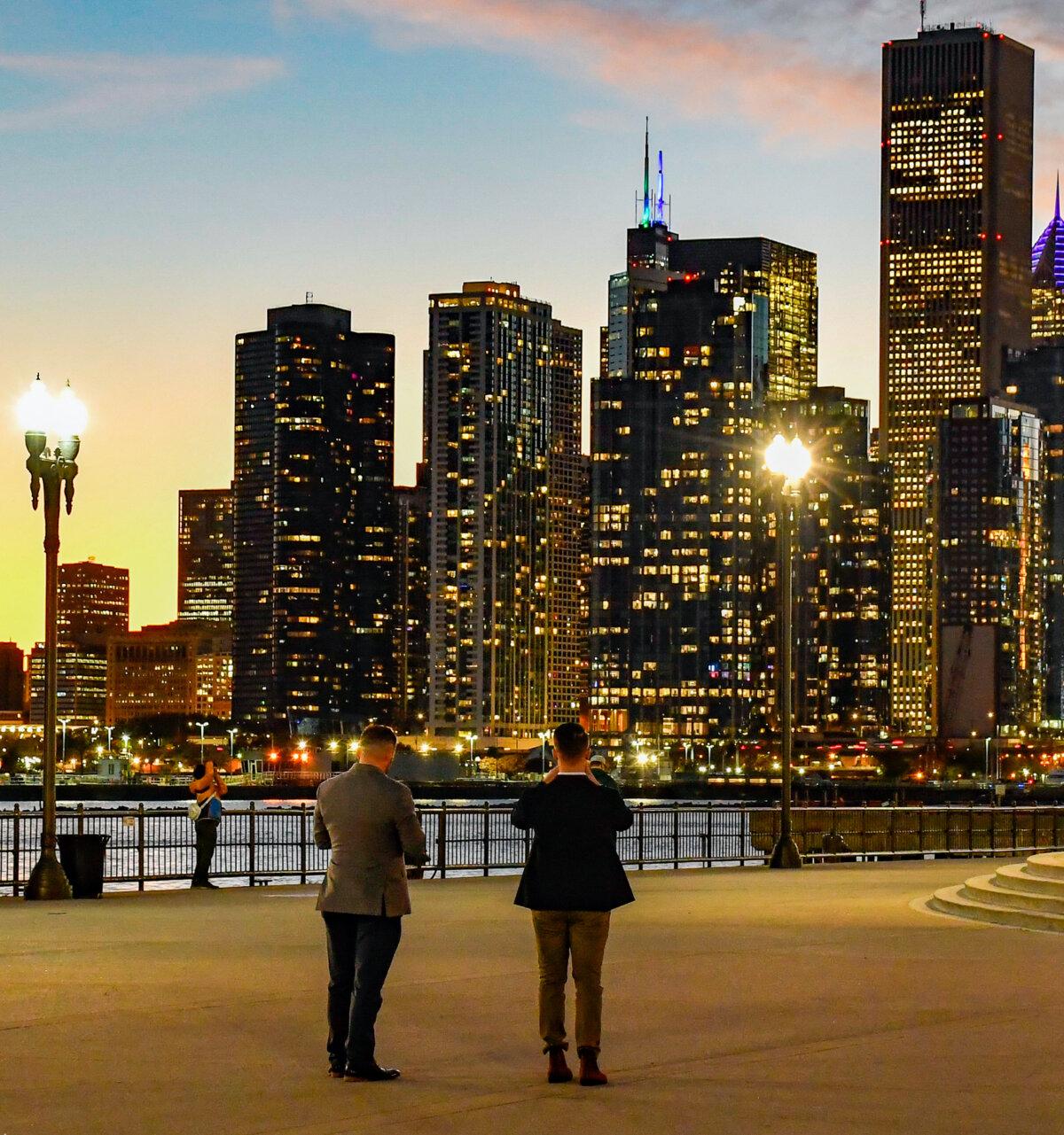 Views from Navy Pier in Chicago, Illinois on Nov. 5, 2025. (Christopher Reynolds/Los Angeles Times/TNS)