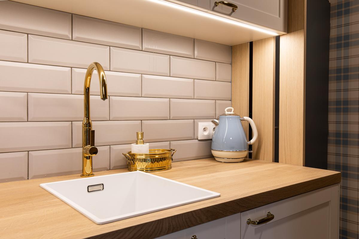 Replace Old Faucet With Tarnish-Free One
