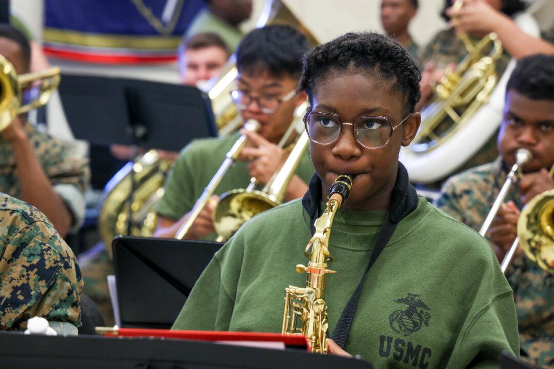 Students rehearse with a school band at a Louisiana charter school in this file image. (Courtesy of Louisiana Association of Public Charter Schools)