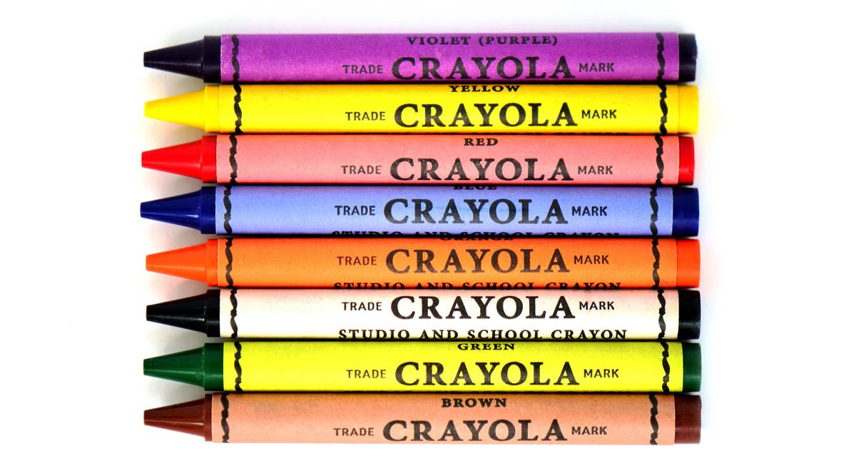 A box of Crayola Crayons Collector’s Edition Classic 8 colors. (photogal/Shutterstock)
