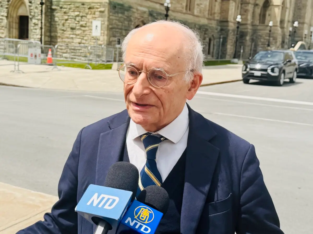 Human Rights lawyer David Matas in Ottawa on May 28, 2026. (The Epoch Times)