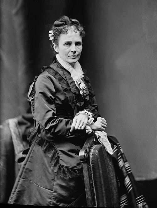 Lucretia "Crete" Garfield supported her husband's political career, acting as a trusted advisor and campaign assistant. (Public Domain)