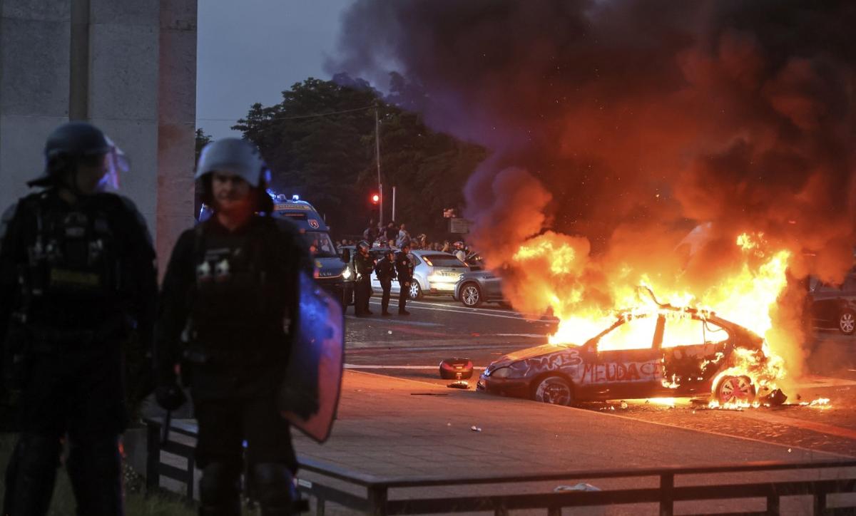 Police Arrest Hundreds After Champions League Riots in France