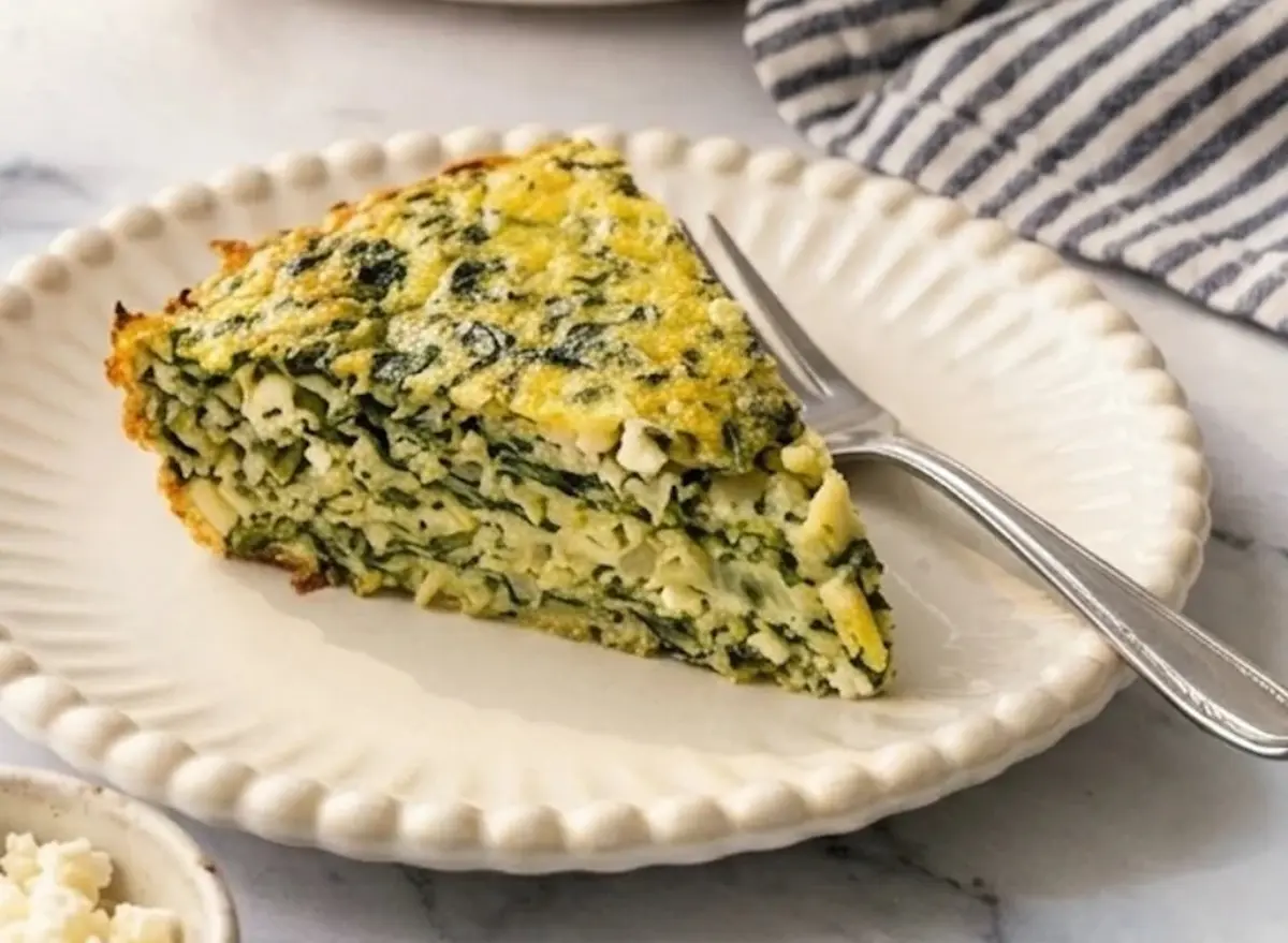Greek Spinach and Rice Pie