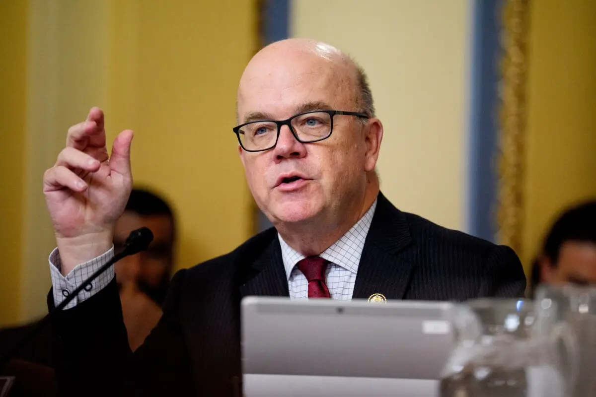 Rep. Jim McGovern (D-Mass.) speaks during a House Rules Committee hearing on Capitol Hill on Sept.16, 2025. (Andrew Harnik/Getty Images)