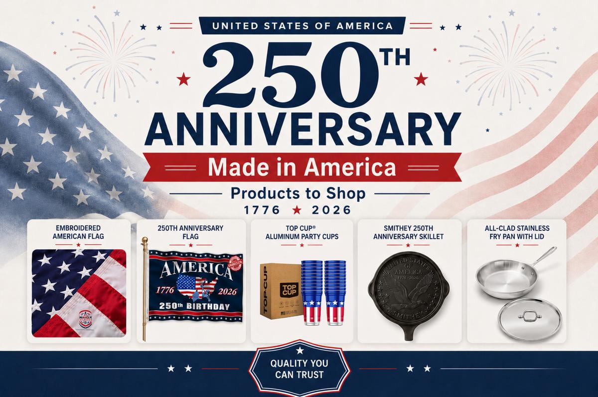 Made in USA Products to Shop for America’s 250th Anniversary