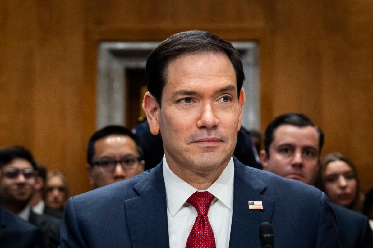 Secretary of State Marco Rubio arrives to testify before the Senate Committee on Foreign Relations on Capitol Hill in Washington on June 2, 2026. (Madalina Kilroy/The Epoch Times)