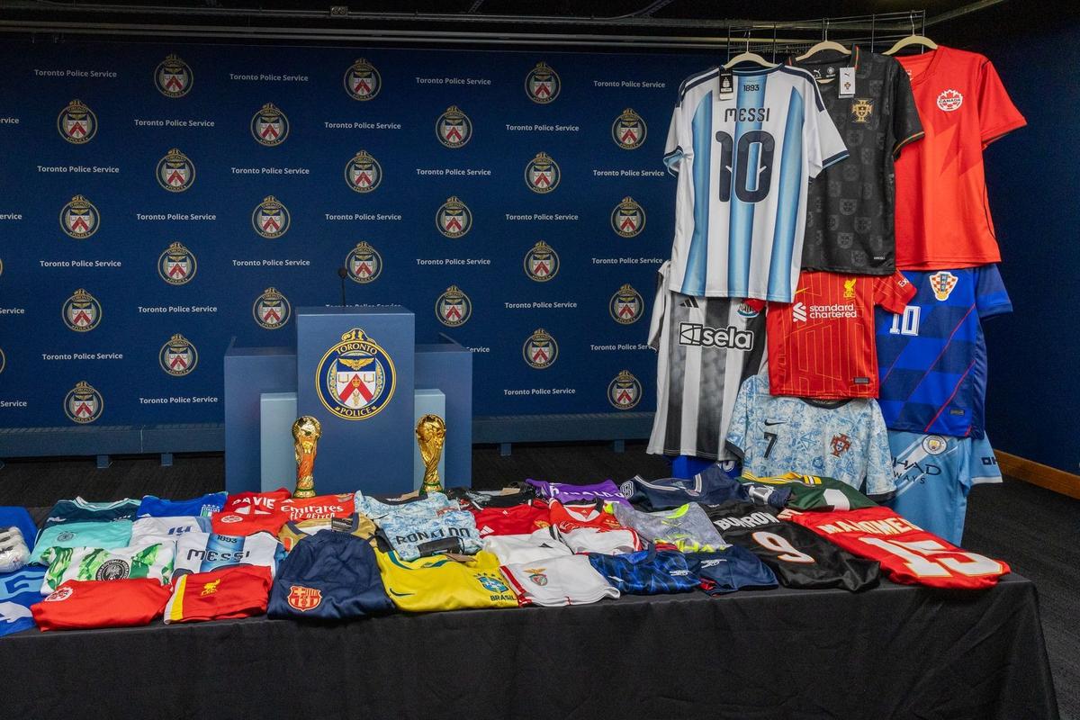 Toronto Police Say Seizure of Alleged Counterfeit Soccer Jerseys Is Largest in Canadian History