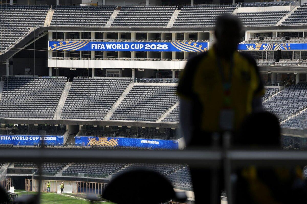 Seating area at SoFi Stadium in Inglewood, Calif., on May 27, 2026. (Scott Strazzante/Getty Images)
