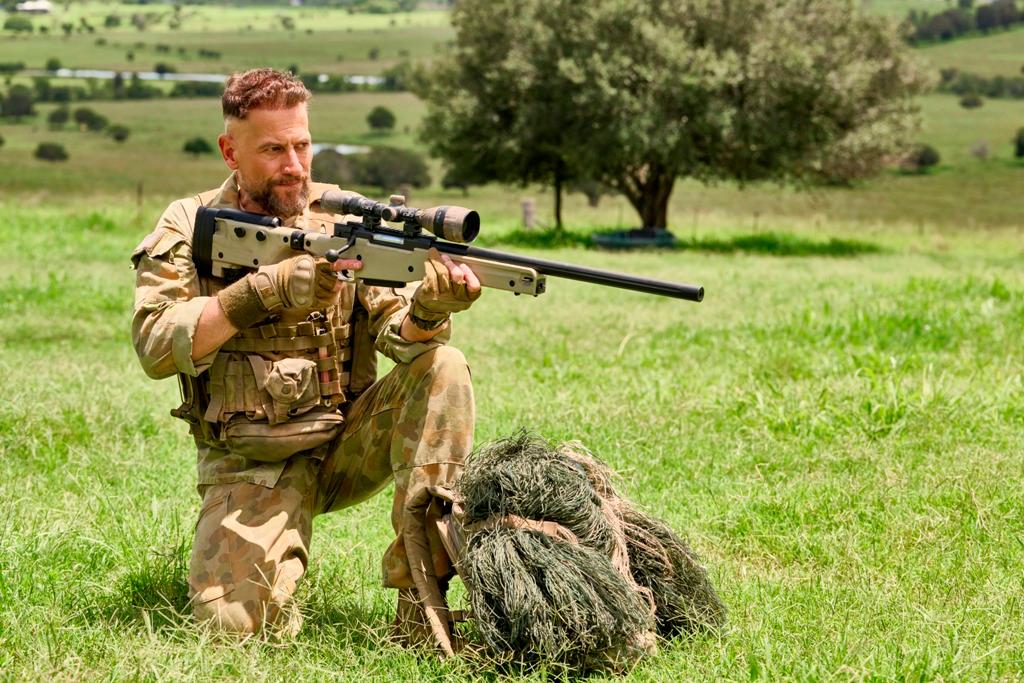 Milk (Ioan Gruffudd), in "Seven Snipers." (Well Go USA Entertainment)