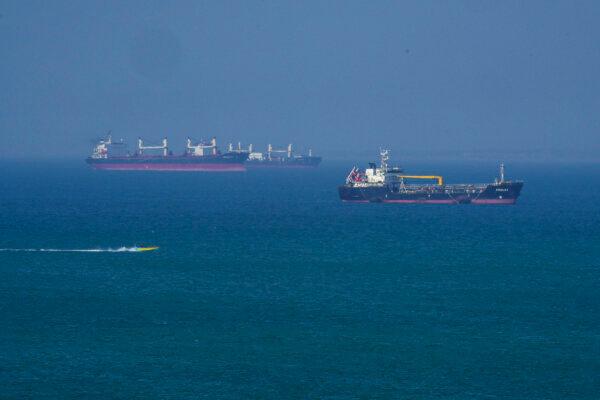 The Ateela 2 Oil Tanker boat navigates the sea on Qeshm Island, Iran, in the Strait of Hormuz, on April 28, 2026. Asghar Besharati/Getty Images