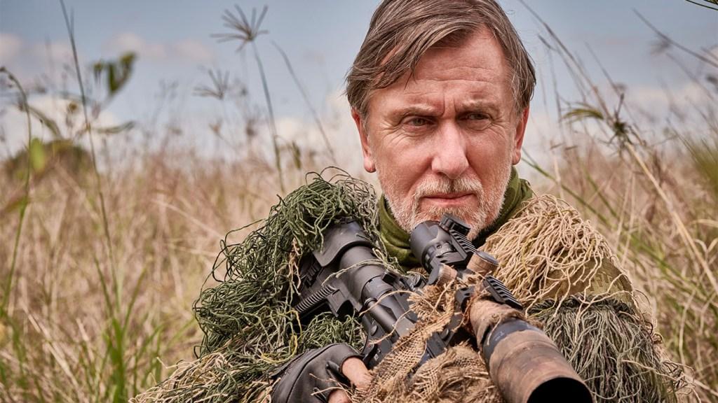 The Dragon (Tim Roth), in "Seven Snipers." (Well Go USA Entertainment)