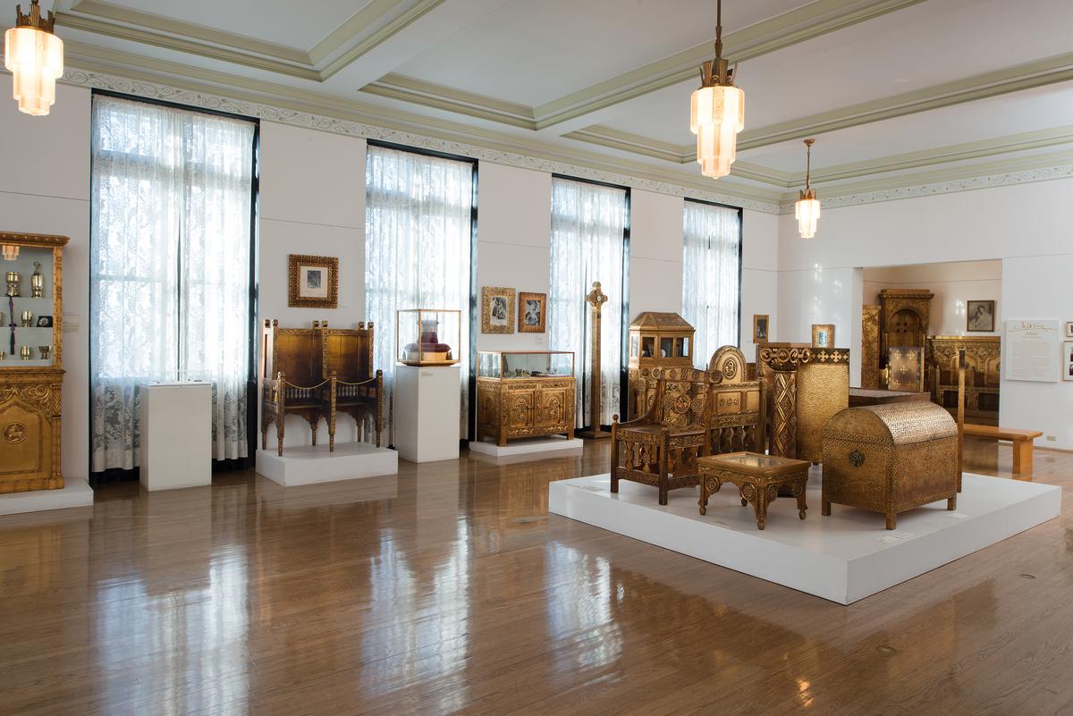 Installation view of the Queen Marie Gallery at Maryhill Museum. (Robert Reynolds/Maryhill Museum of Art)