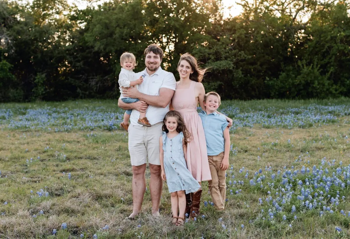 Harryman with her family. (Heidi Sears Photography)