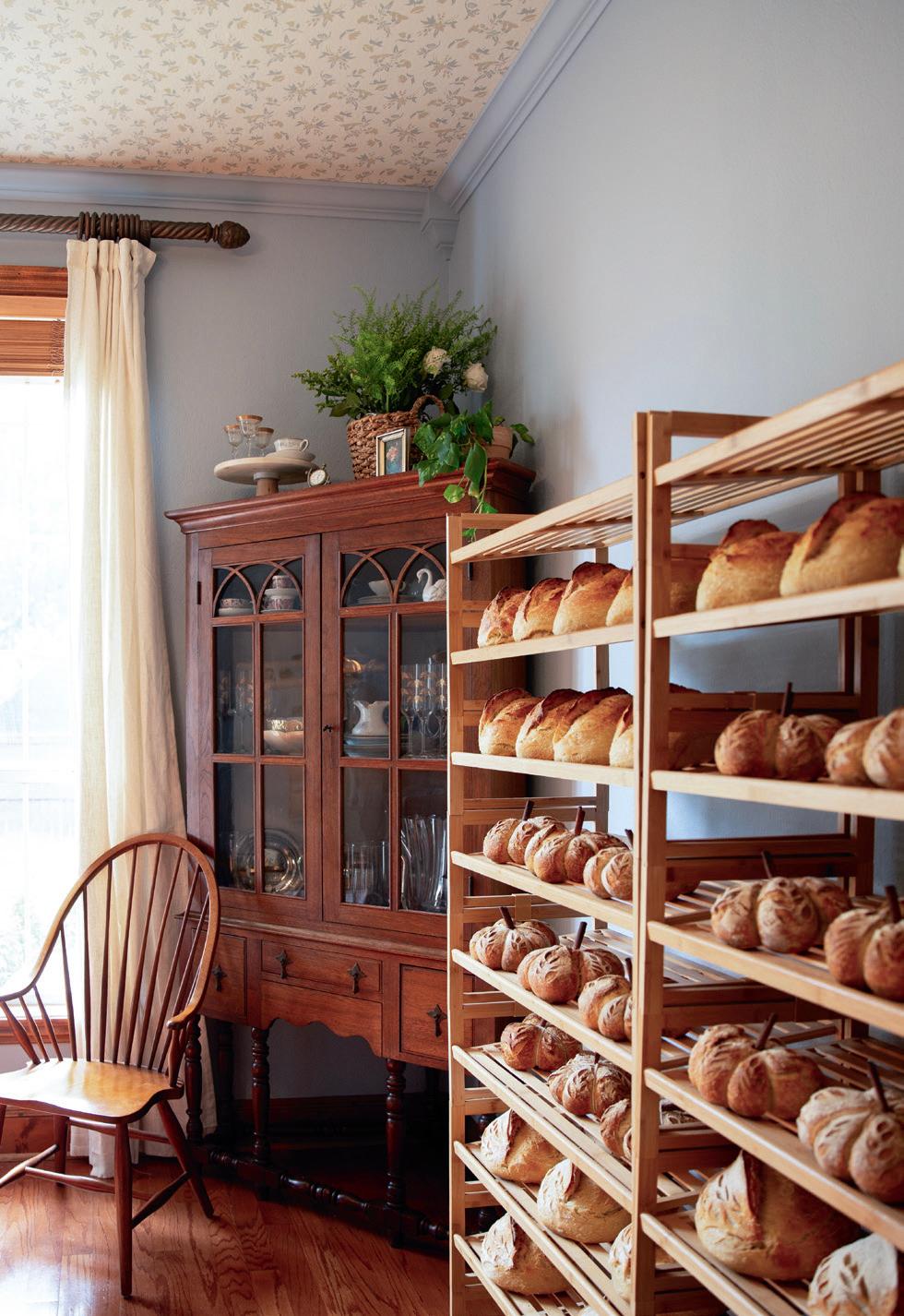 The bread room in Harryman's home bakery. (Heidi Sears Photography)