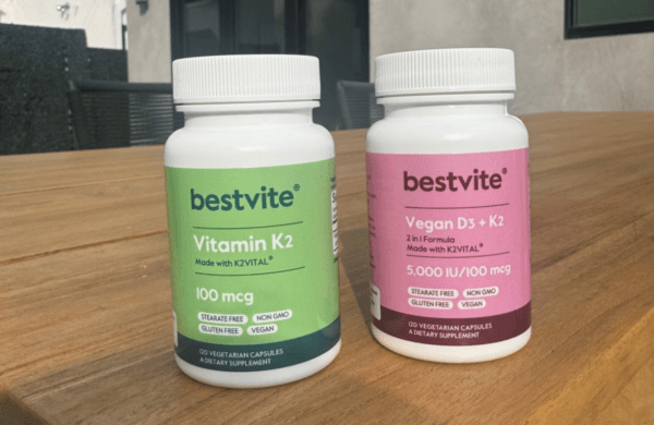 Bestvite Vitamin K2 and Vegan D3 + K2: targeted nutrition for bone and cardiovascular health, made with patented K2VITAL®. Copyright © Bestvite Inc