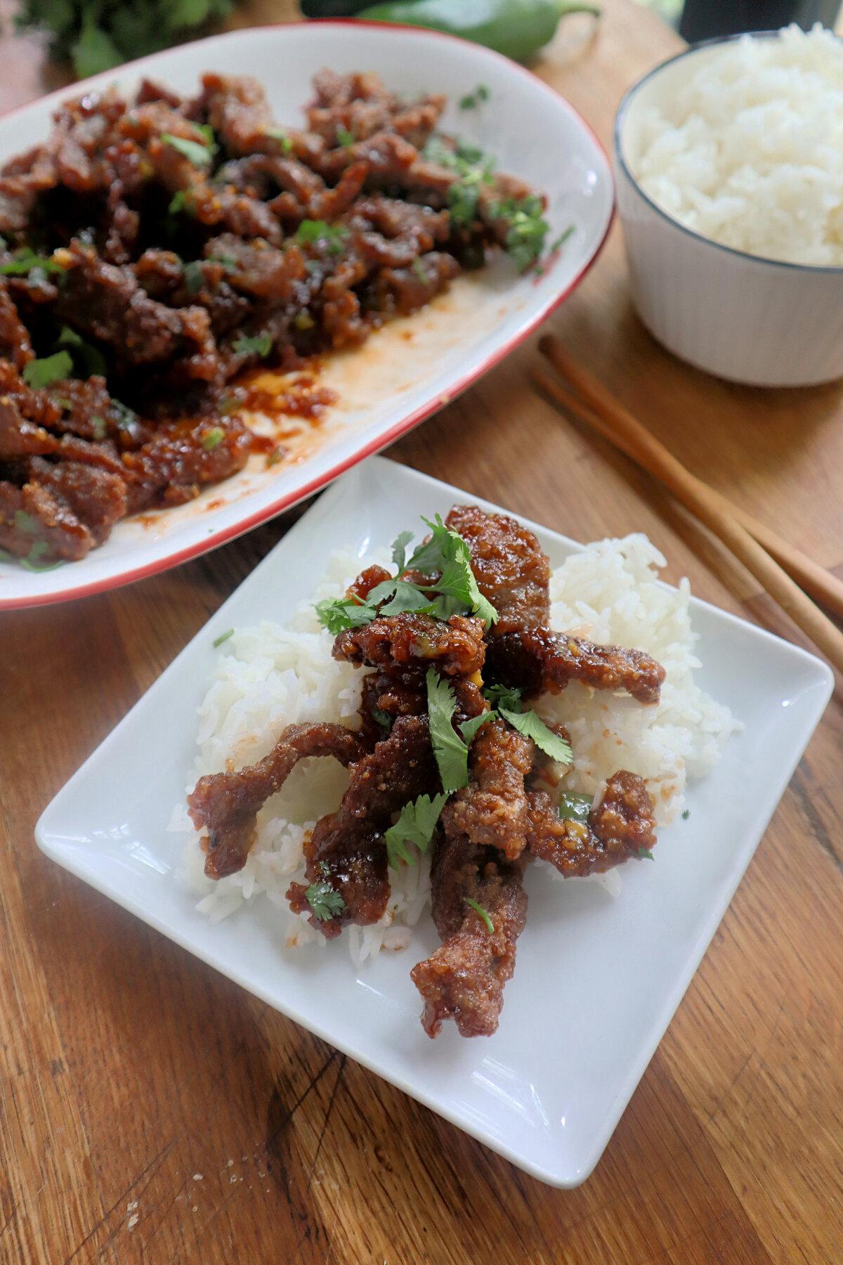 Succulent crispy chili beef from Jeremy Pang's "Chinese Kitchen." (Gretchen McKay/Pittsburgh Post-Gazette/TNS)