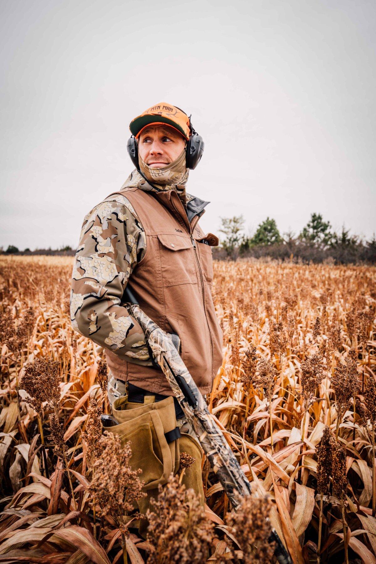 Rice enjoys hunting, working in the great outdoors, and telling stories through his music. (Kaiser Cunningham)