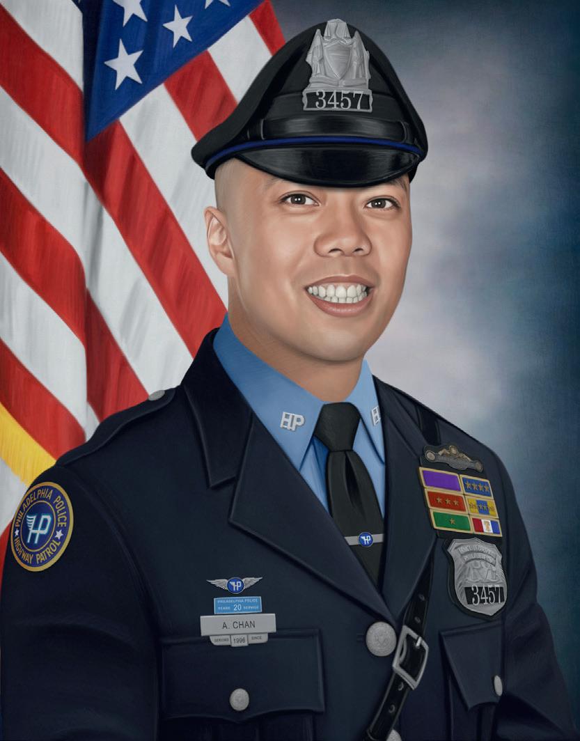 Philadelphia highway patrol officer Andy Chan died in 2025 after succumbing to injuries he sustained on duty. (Courtesy of Jonny Castro)