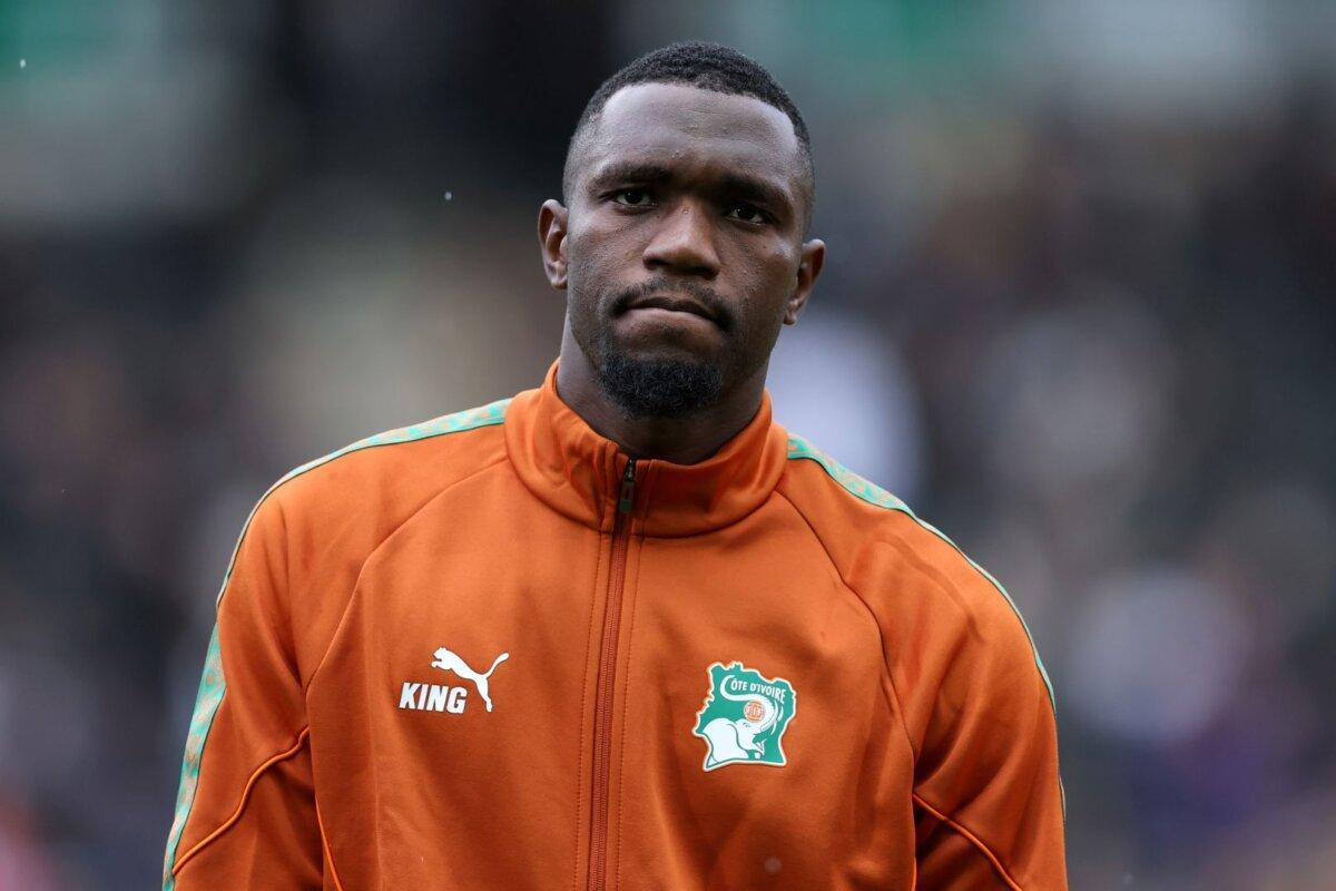 Yahia Fofana of the Ivory Coast during an international friendly match between South Korea and the Ivory Coast in Milton Keynes, England, on March 28, 2026. (Justin Setterfield/Getty Images)