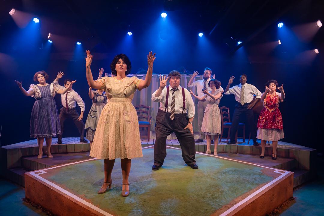 The cast of "Damn Yankees." (Elizabeth Stenholt Photography)