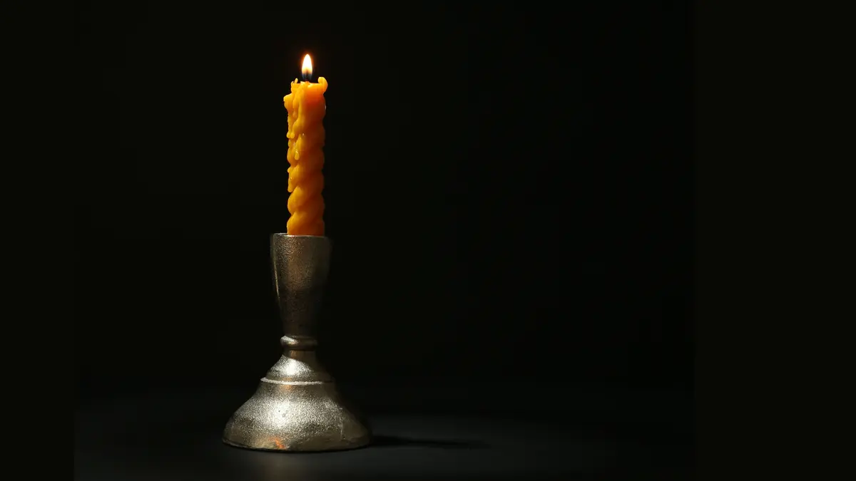 The Life of a Beeswax Candle