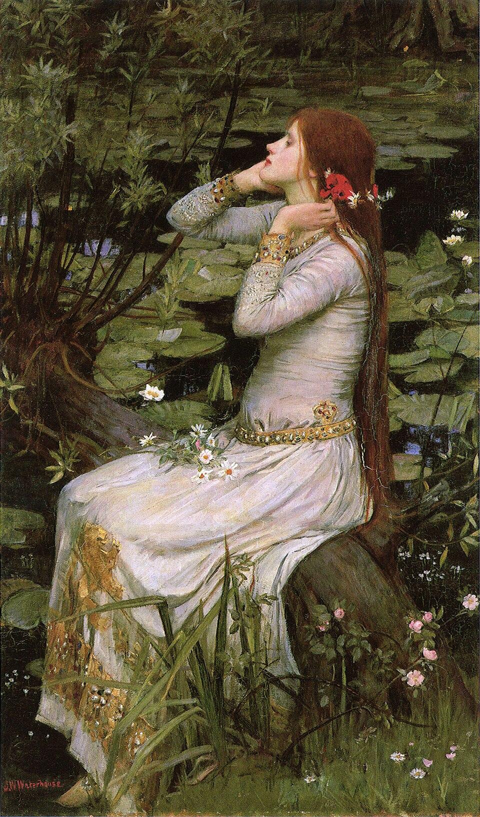 "Ophelia," 1894, by John William Waterhouse. (Public Domain)