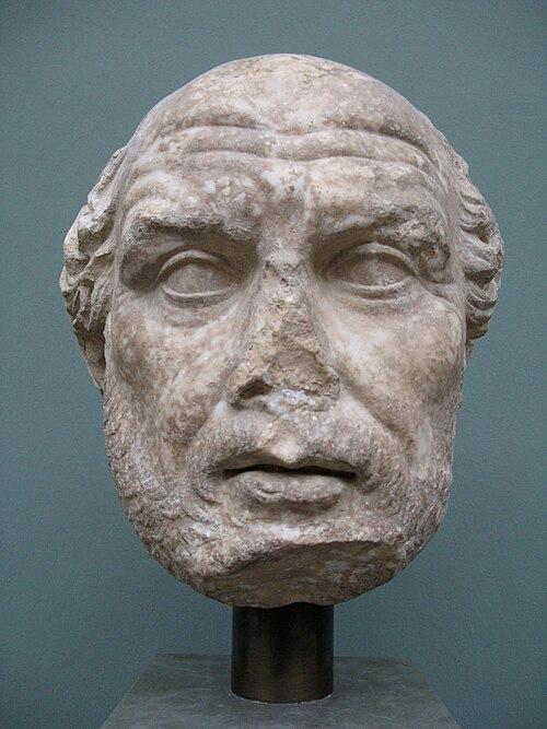 A bust of Phidias, the visionary Greek sculptor whose classical designs defined the Golden Age of Athens and inspired modern-day monuments. (Yair-haklai/<a href="https://commons.wikimedia.org/wiki/File:The_Sculptor_Phidias-Ny_Carlsberg_Glyptotek.jpg">CC BY-SA 3.0</a>)