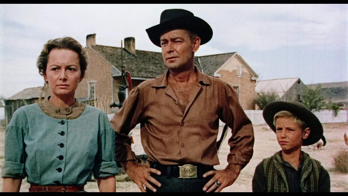 Alan Ladd and His Lad in ‘The Proud Rebel’