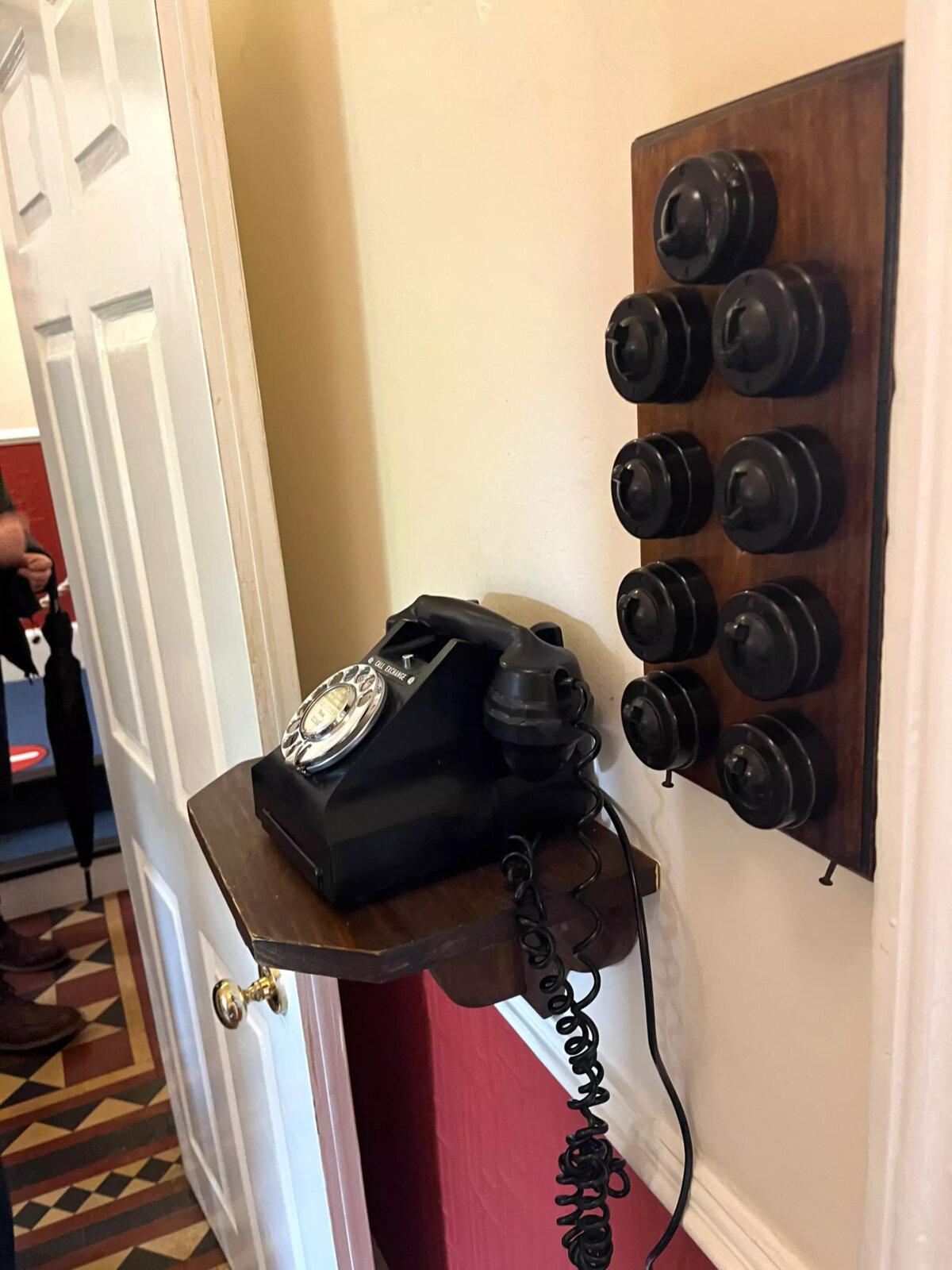 The old central telephone at the World of James Herriot museum in Thirsk, England. (Mary McNamara/Los Angeles Times/TNS)