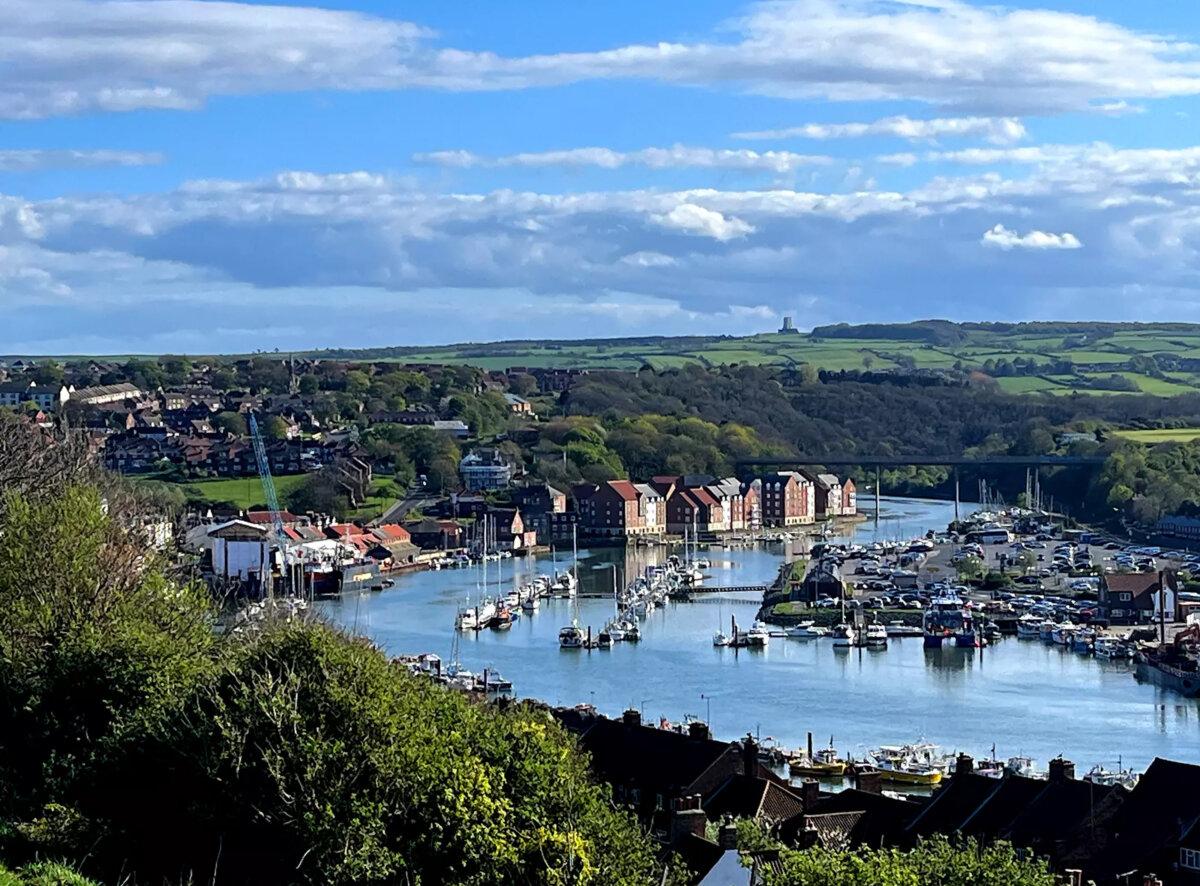 The harbor at Whitby, North Yorkshire, England. (Mary McNamara/Los Angeles Times/TNS)