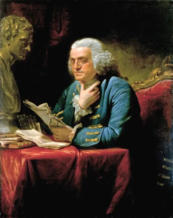 Franklin offered no apology and proposed no conciliation. Instead, he asked his political rival for a favor—to borrow one of his treasured books. (David Martin/Public Domain)