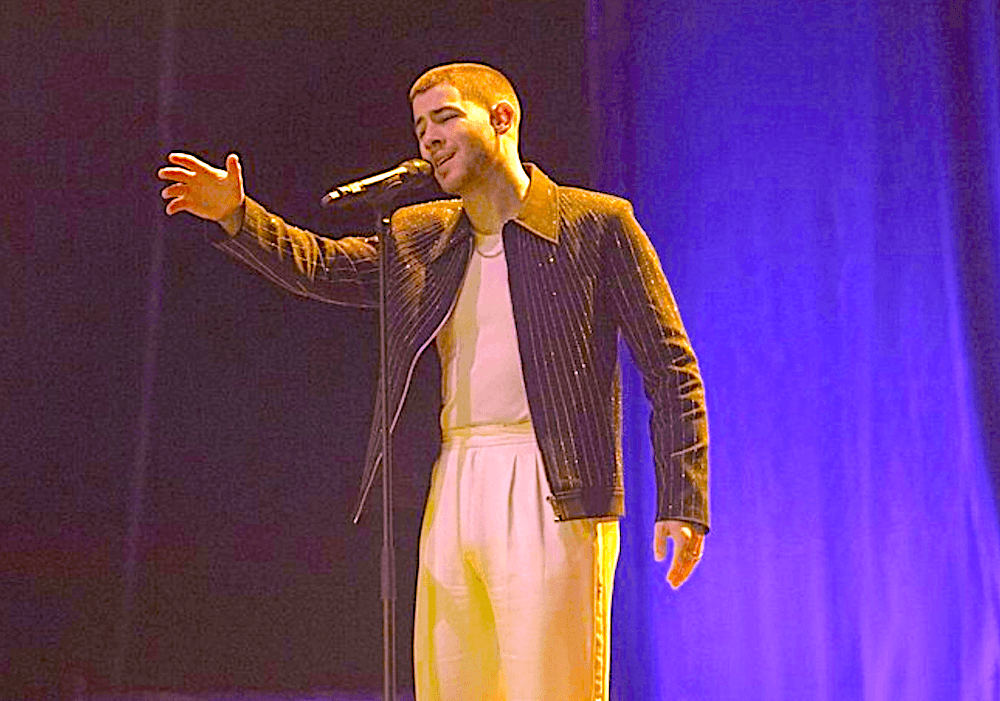 Popular again, Danny Wilson (Nick Jonas) serenades his audience, in "Power Ballad." (David Cleary/Lionsgate)