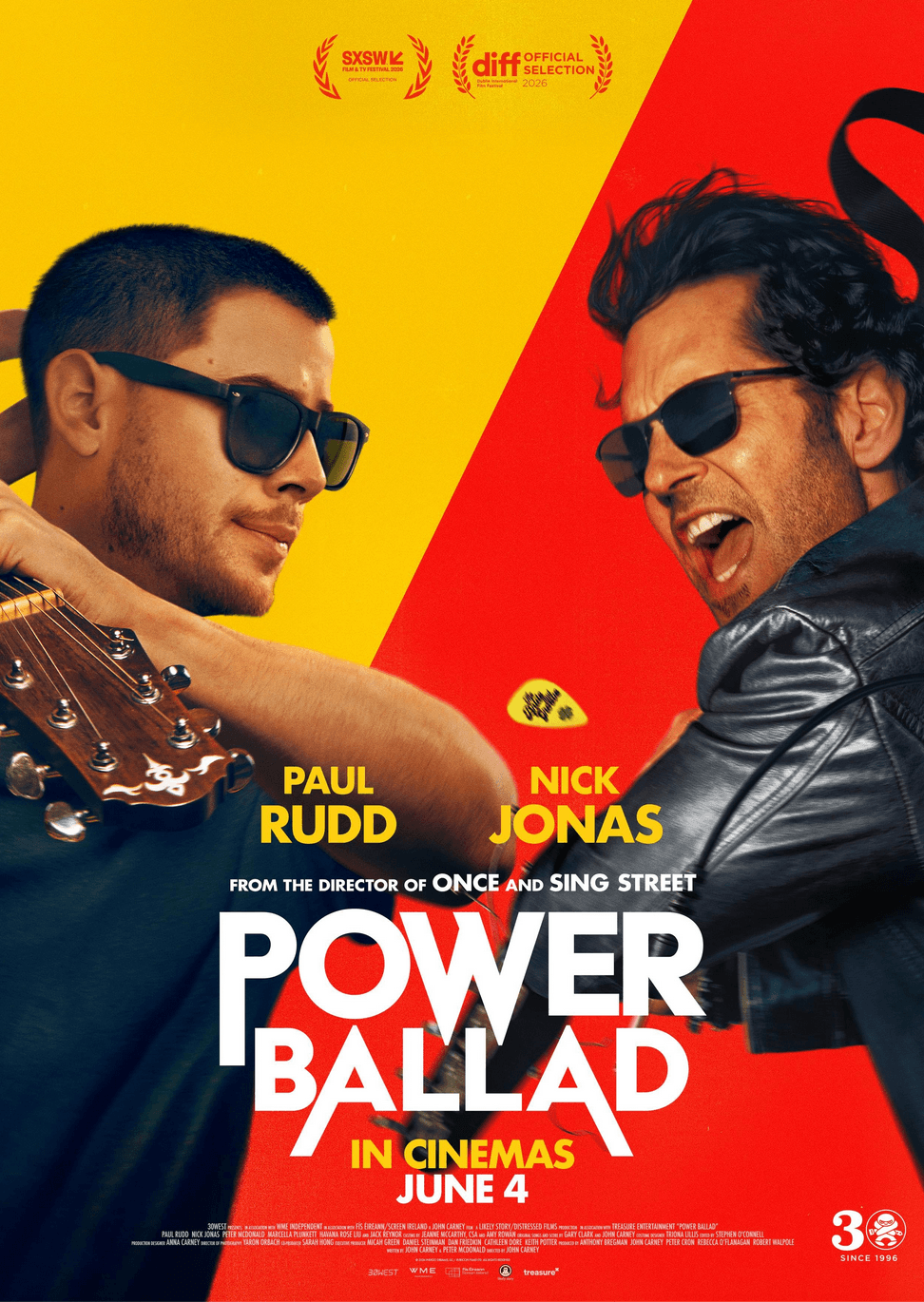 Promotional poster for "Power Ballad." (David Cleary/Lionsgate)
