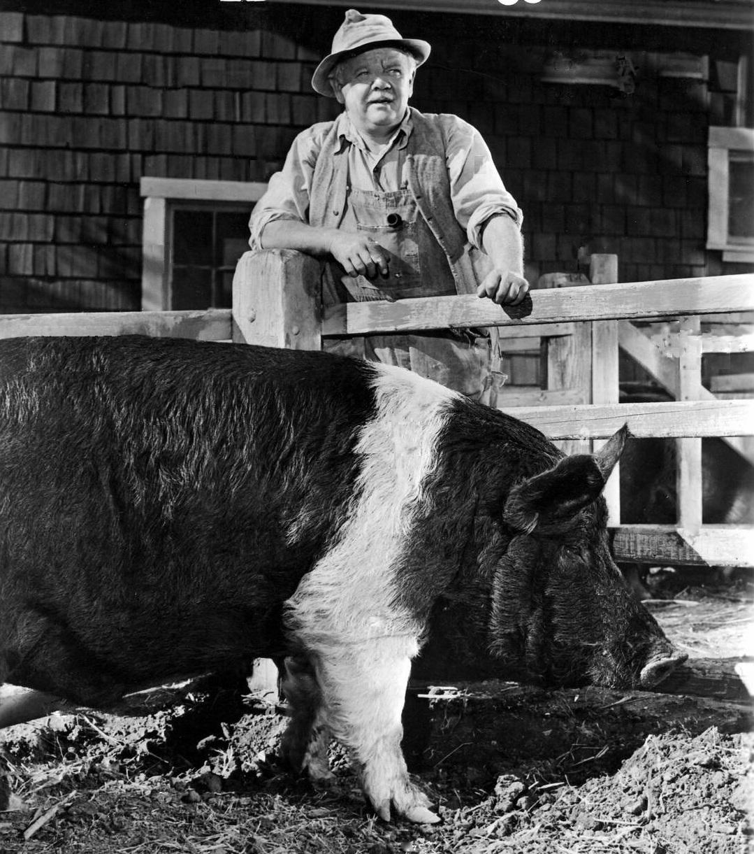 Abel Frake (Charles Winninger) and Blue Boy, in “State Fair.” (20th Century Fox)