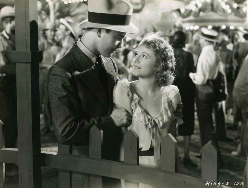Pat Gilbert (Lew Ayres) and Margy Frake (Janet Gaynor), in "State Fair." (Fox Films)