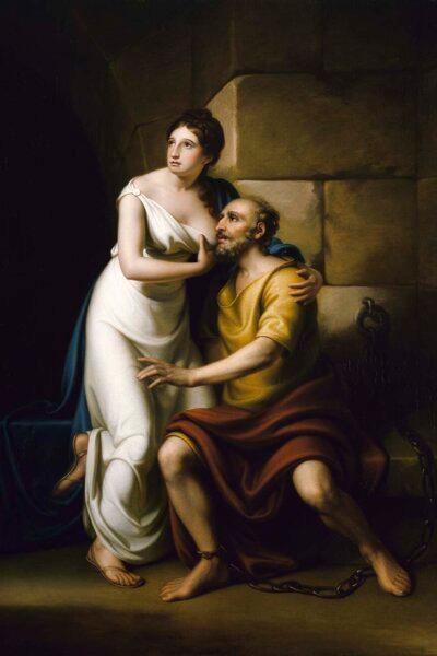 “The Roman Daughter,” 1811, by Rembrandt Peale. (Public Domain)