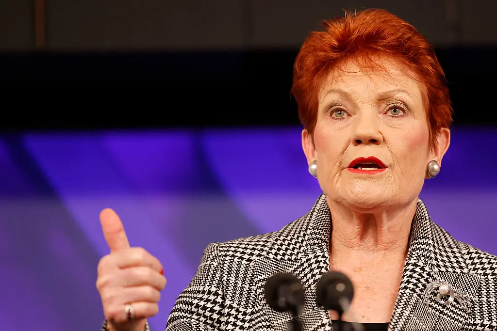 One Nation’s Hanson Defends ‘Monocultural’ Australia Vision, Says Debate Long Overdue