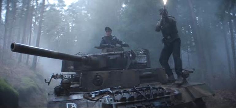 German troops on the attack, in "Lucky Strike." (Roadside Attractions)