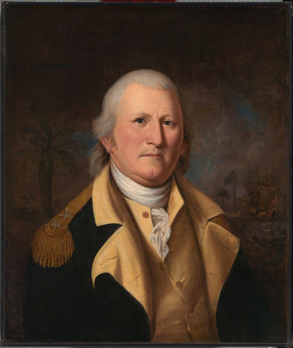A portrait of Col. William Moultrie, by Charles Willson Peale. National Portrait Gallery. (Public Domain)