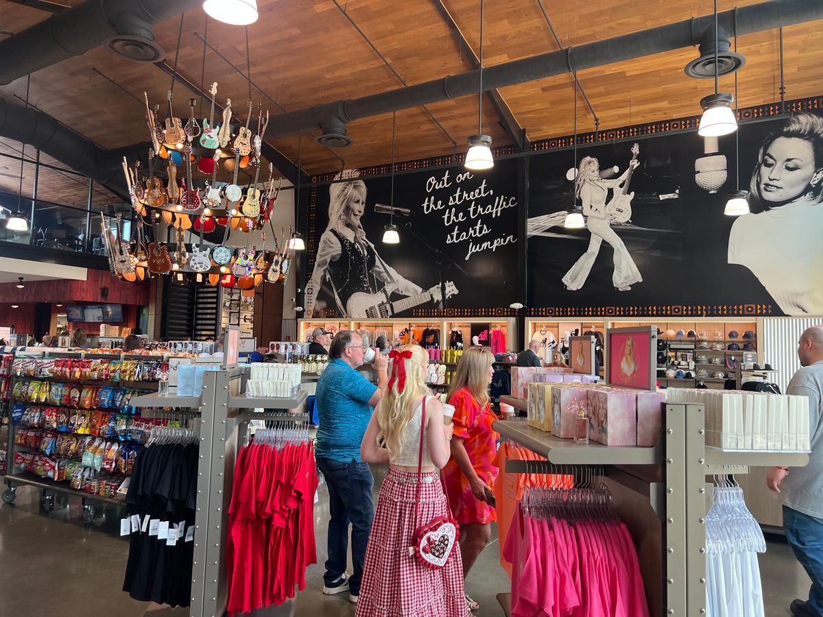 The country music legend’s new business venture has a gift shop, cafe, restaurant and bar. (Jacki Thrapp/The Epoch Times)