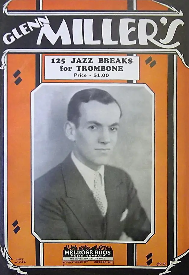A young Glenn Miller wrote music for the trombone until his big break in the 1930s. (Public Domain)