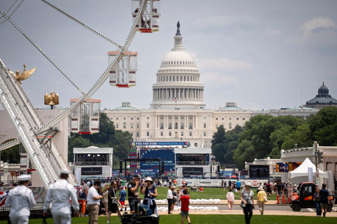 The Great American State Fair in Washington on June 26, 2026. Great American State Fair is a 16-day national exposition running from June 25 through July 10, 2026, spanning from the U.S. Capitol to the Washington Monument. (Madalina Kilroy/The Epoch Times)