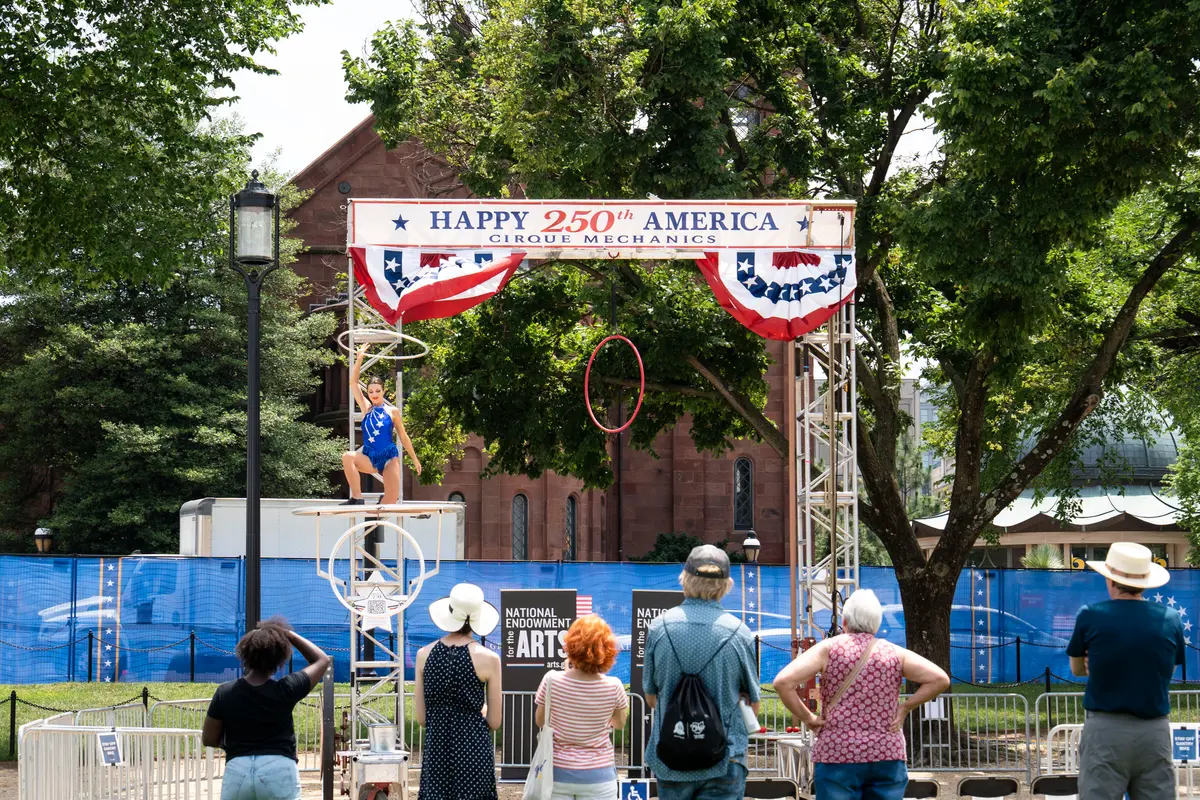 The Great American State Fair in Washington on June 26, 2026. The Great American State Fair is a 16-day national exposition running from June 25, 2026, through July 10, 2026, spanning from the U.S. Capitol to the Washington Monument. (Madalina Kilroy/The Epoch Times)
