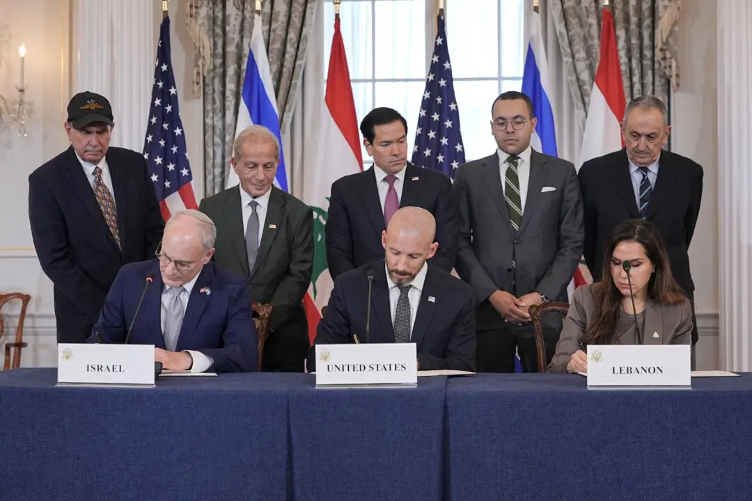 Israel, Lebanon Sign Framework Peace Agreement
