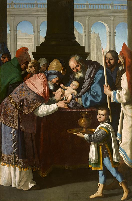 “The Circumcision,” 1638–1639, by Francisco de Zurbarán. Oil on canvas; 8 foot 8 inches by 5 foot 9 1/4 inches. Musée de Grenoble, France. (Copyright Ville de Grenoble/Musée de Grenoble–J.L. Lacroix)