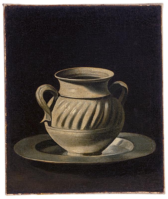 “Alcarraza on a Plate,” circa 1650, by Francisco de Zurbarán. Oil on canvas; 1 foot 1 1/2 inches by 11 1/8 inches. Private collection. Courtesy of Elvire de Maintenant & Hubert Duchemin. (Copyright Claude Iverné/Elnour)