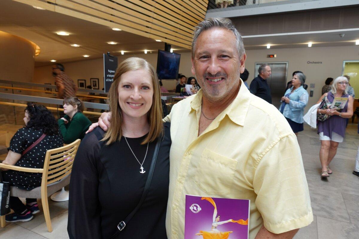 Aarika and Todd Lafraniere attend the Shen Yun Performing Arts production at Four Seasons Centre for the Performing Arts on June 26, 2026. (Daniella Wollensak/The Epoch Times)