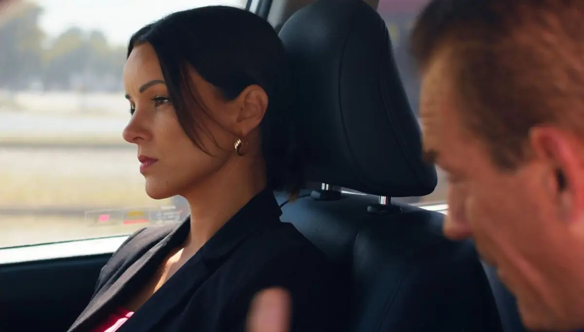 Shelia Davis (Christina Garza) is frustrated, in “Wealthy Soul.” (GJW+)